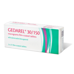 Gedarel 30/150 packaging - buy contraception online in the UK