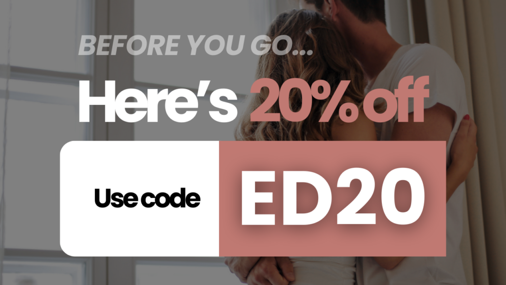 man and woman hugging each other - buy cheap ed treatment online