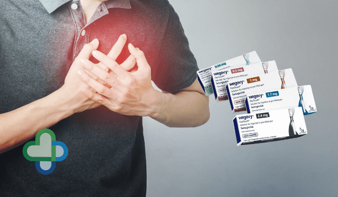 man having heart attack - the link between Semaglutide and reduction in heart attack risk