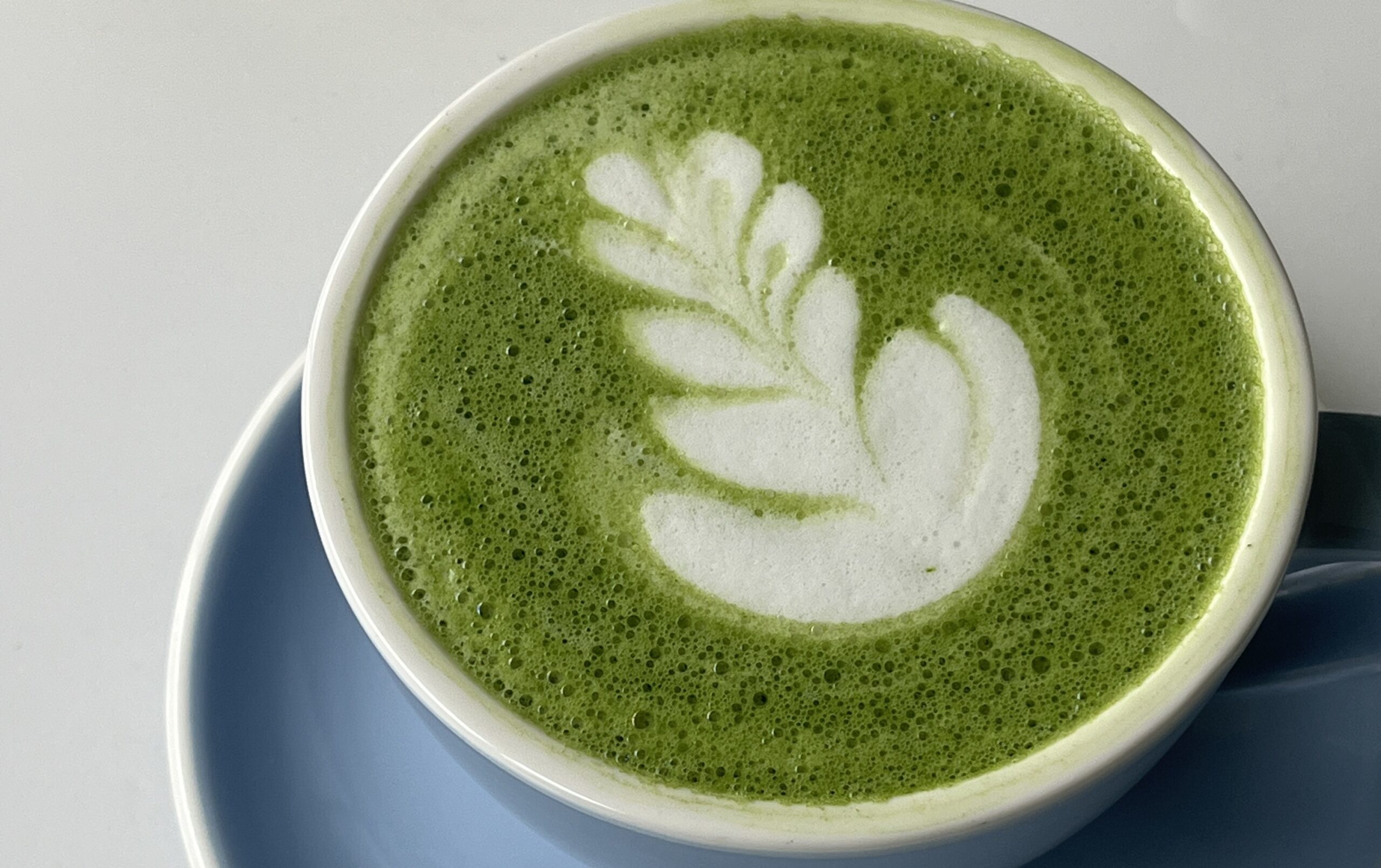 matcha tea landscape